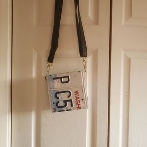 License Plate Purse, Carry Bag